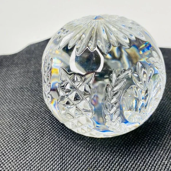 Waterford Lead Crystal Times Square 2001 Paperweight Original Sticker Signed - Picture 3 of 10